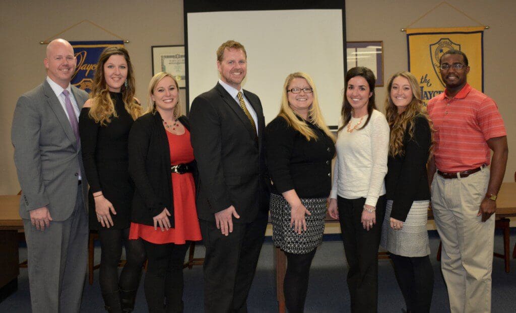 CAPTION: Savannah Jaycees 2016 Executive Board, L to R/ Patrick Spivey, Cynthia Wright, Lauren Mathews, Ken Adams, Cheryl Lawrence, Shannon Dempsey, Morgan Pence, Antwan Lang. Missing from Photo: Randi Hampel and Ammie Dover.