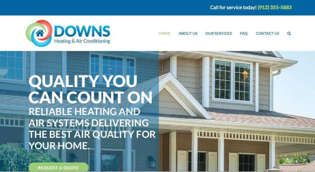 Downs Heating & Air Homepage
