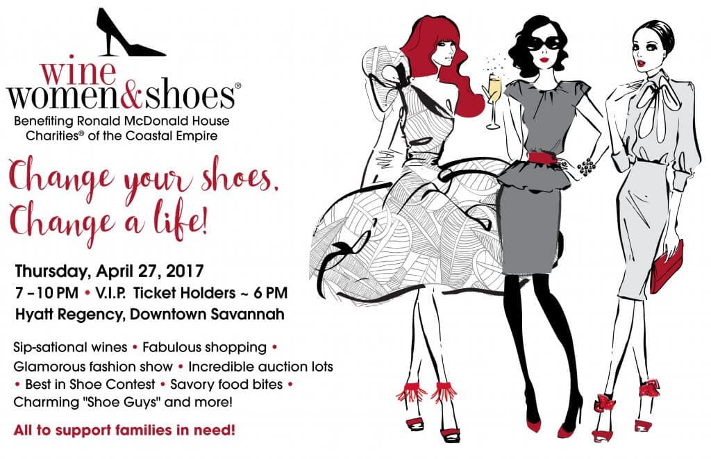 Wine Women and Shoe Ronald McDonald House of the Coastal Empire