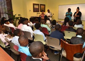 The Rotary Club of Savannah matched deposits into college savings accounts established at Carver State Bank, by local students who are participants in the 100 Black Men of Savannah’s mentorship program.