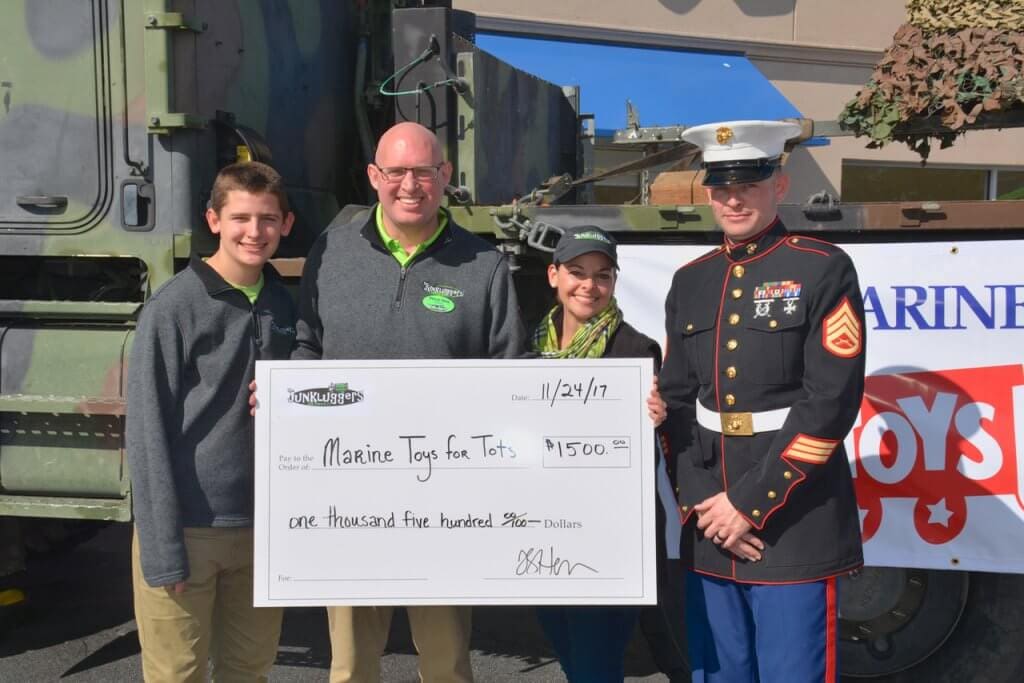 Junkluggers of the Coastal Empire Supports Marine Toys for Tots