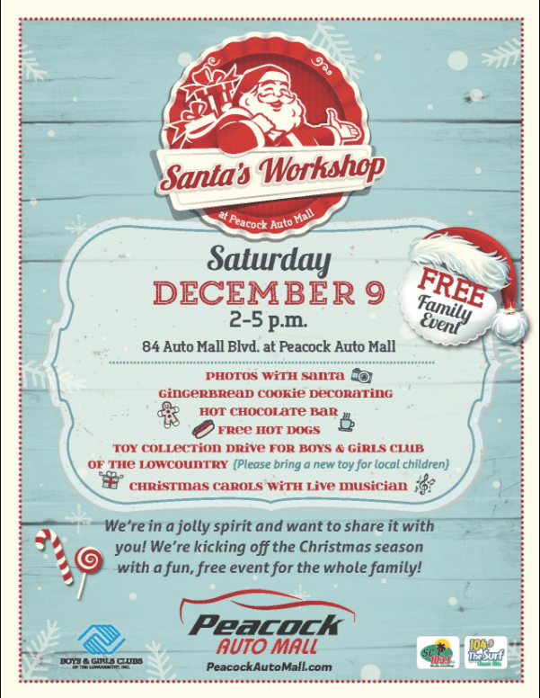 Peacock Automotive Presents Santa's Workshop