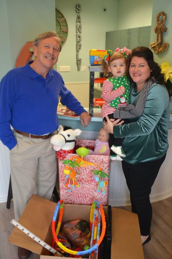 Sandfly Family Dental Presents Toy Donation to YMCA in Savannah