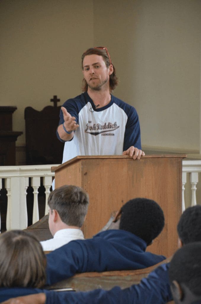 Josh Reddick Visits Bethesda Academy