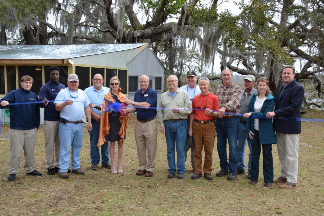 Bethesda Academy and The BarnBuilders Cut the Ribbon on a New Pavilion.