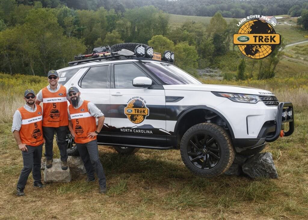 Pictured Left to Right Dustin Nielson (Jaguar Land Rover Shop Foreman), Matt Wheeler (Encore Specialist) Jeff Thomas (Jaguar Land Rover Level 3 Tech).